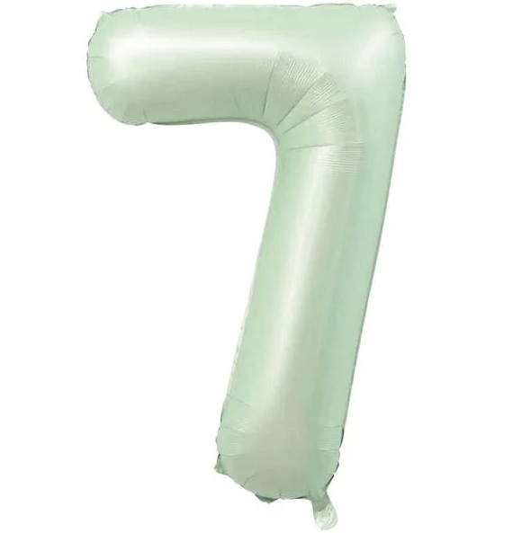 Folyo Balon Retro Yeşil 7 16 İnç 36 Cm